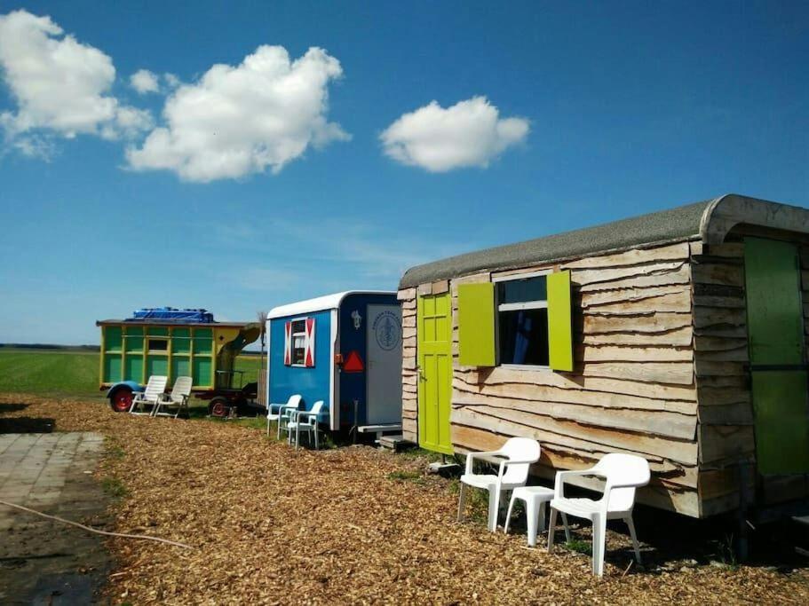 B&B Boerderij Rust, In Pipowagens! Den Helder Bagian luar foto