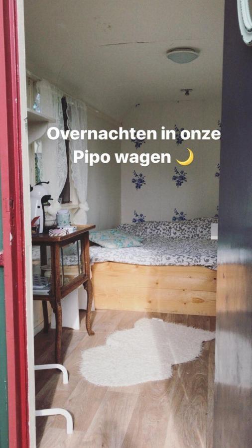 B&B Boerderij Rust, In Pipowagens! Den Helder Bagian luar foto