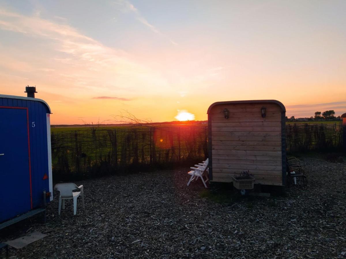B&B Boerderij Rust, In Pipowagens! Den Helder Bagian luar foto