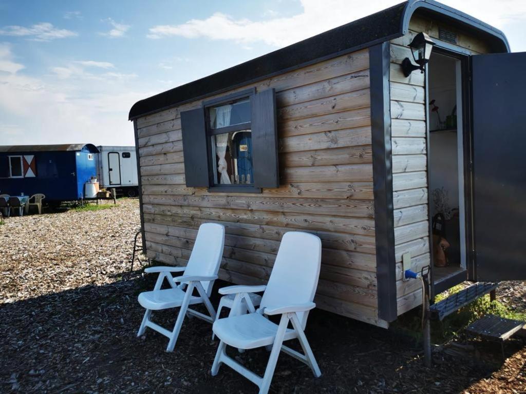 B&B Boerderij Rust, In Pipowagens! Den Helder Bagian luar foto
